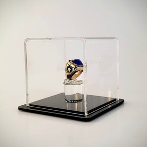 Ring Display Case for Collectors Rings, Championship Rings or Other Rings Bild 3