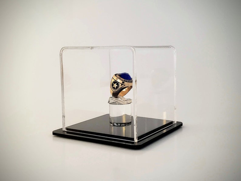 Ring Display Case for Collectors Rings, Championship Rings or Other Rings Bild 3