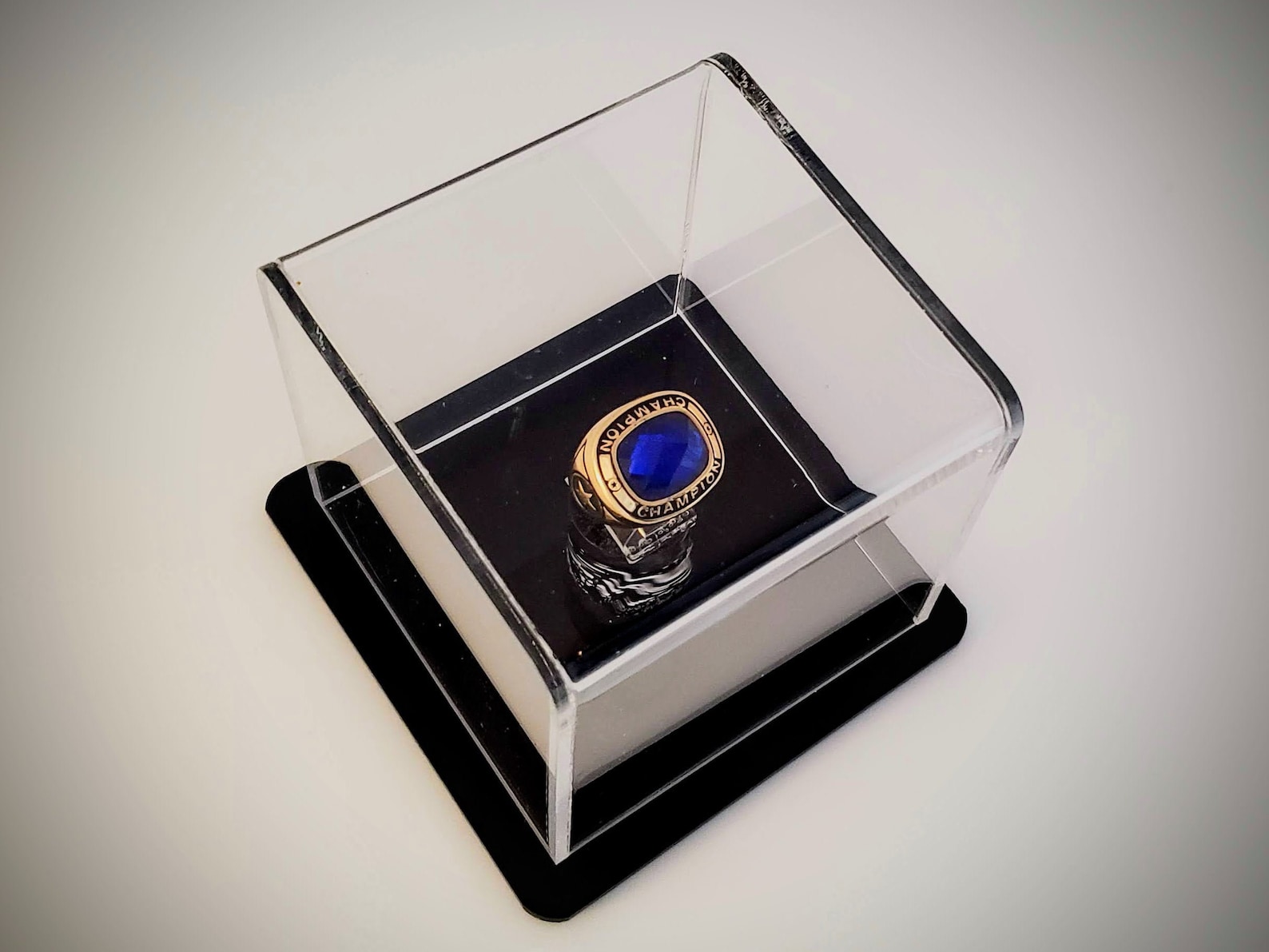 Ring Display Case for Collectors Rings Championship Rings or Etsy