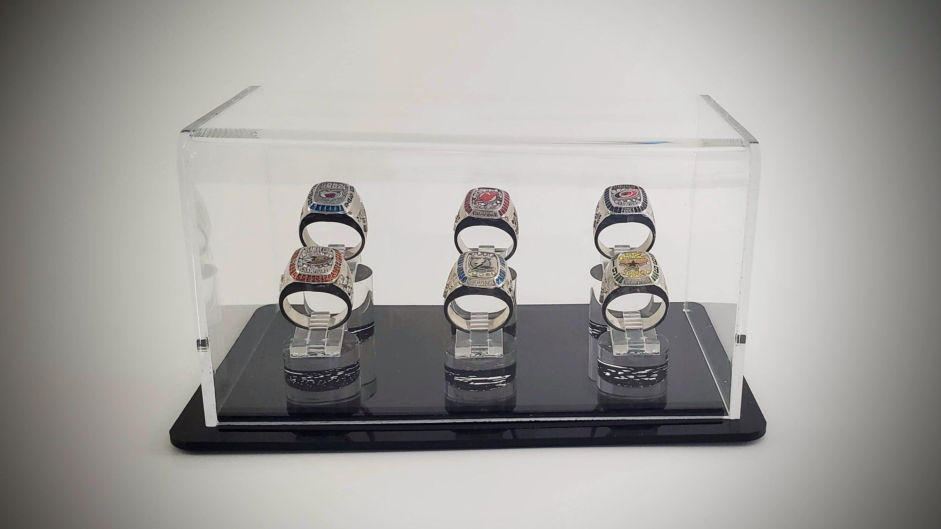 Championship ring display box best sale