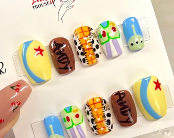 Disney Toy Story Press on Nails, Stick on Nails Disney Themed
