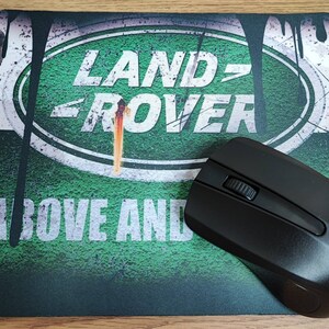 Land Rover Logo Above and Beyond Mousepad Mouse Mat Mouse Pad 5mm Thick ...