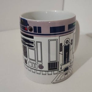 Star Wars R2D2 mug, Droid mug, R2-D2 mug, Full Wrap mug 11oz Ceramic Coffee, Tea Mug image 4