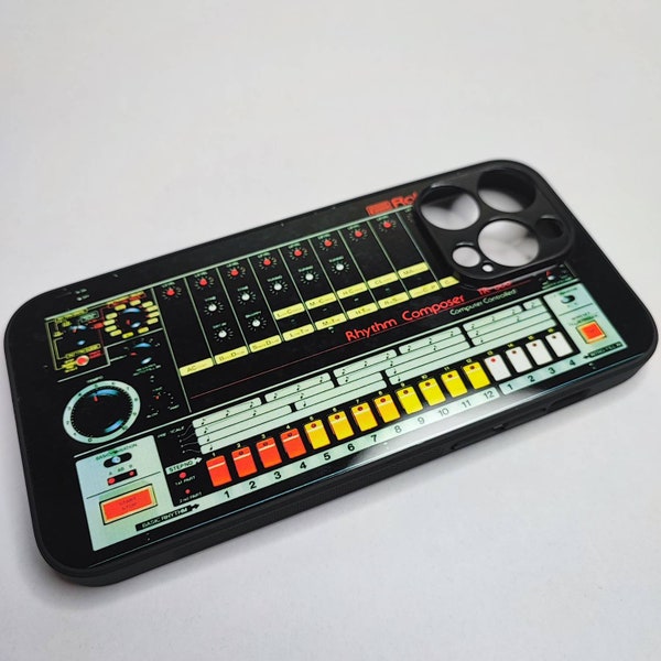 Roland TR-808 iPhone case TR808 Rubber iPhone 14 pro max case TR 808 iPhone 14 pro max case 808 Rhythm composer