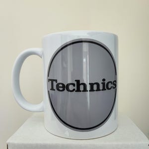 Technics DJ 1200s 1210s mug Tea cup Mug Birthday Gift old skool rave jungle