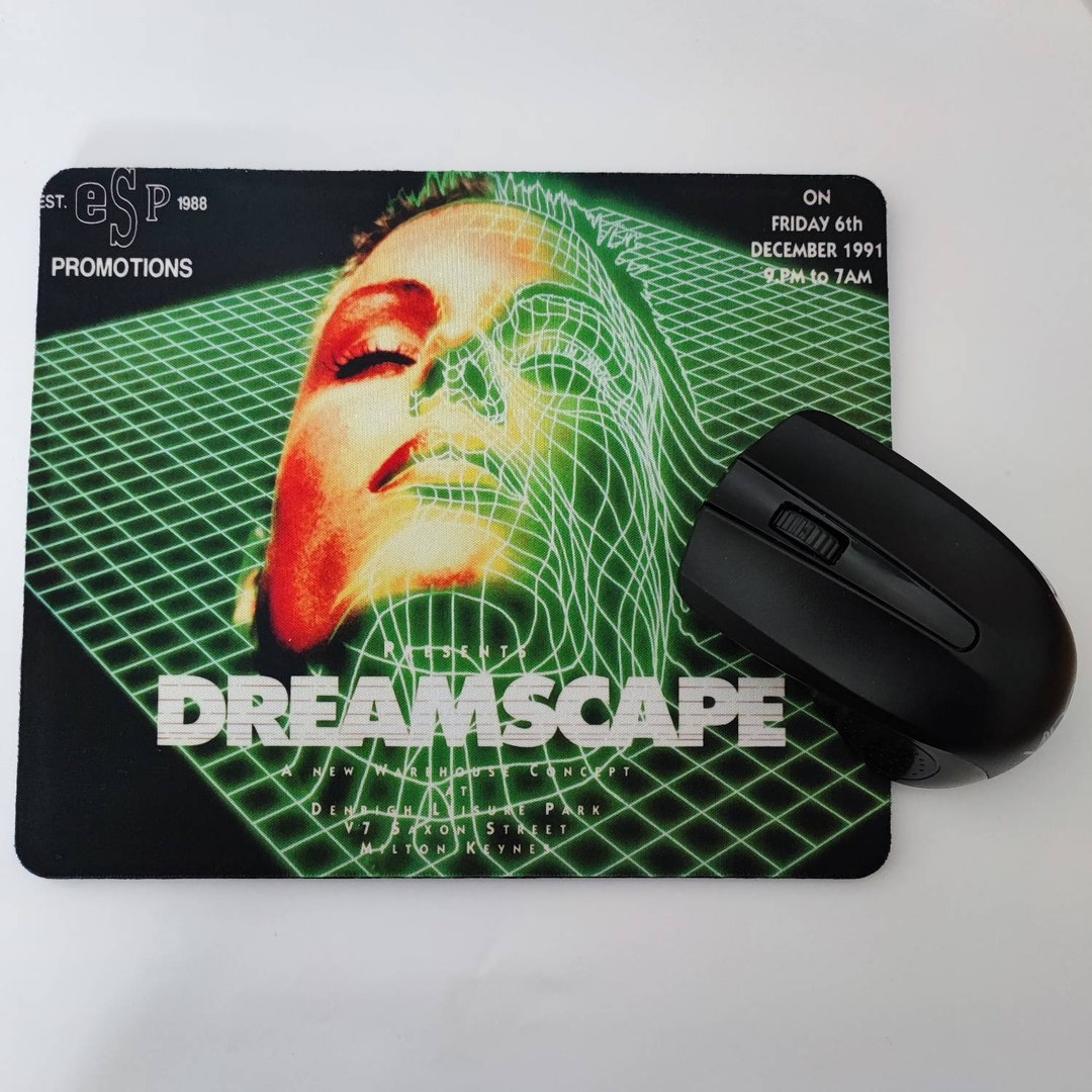 Dreamscape 1 Flyer Club Rave Flyer Mousepad Mouse Mat Mouse Pad 5mm ...
