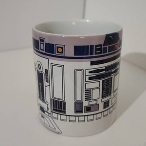 Star Wars R2D2 mug, Droid mug, R2-D2 mug, Full Wrap mug 11oz Ceramic Coffee, Tea Mug image 6