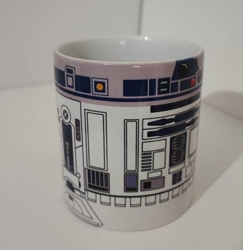 Star Wars R2D2 mug, Droid mug, R2-D2 mug, Full Wrap mug 11oz Ceramic Coffee, Tea Mug image 6