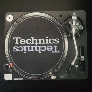 DJ Decks turntable Technics 1210s design mousepad Mouse mat mouse pad 5mm thick 22cm X 18 cm