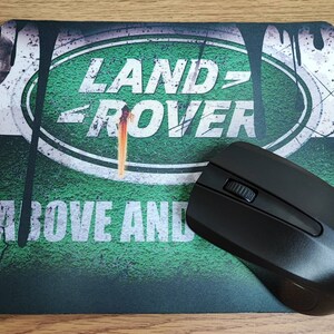 Land Rover Logo Above and Beyond Mousepad Mouse Mat Mouse Pad 5mm Thick ...