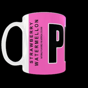 Pink Prime Hydration Drink Coffee Mug: Funny Text Mug
