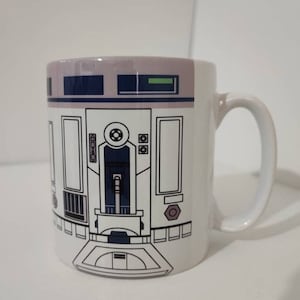 Star Wars R2D2 mug, Droid mug, R2-D2 mug, Full Wrap mug 11oz Ceramic Coffee, Tea Mug image 3