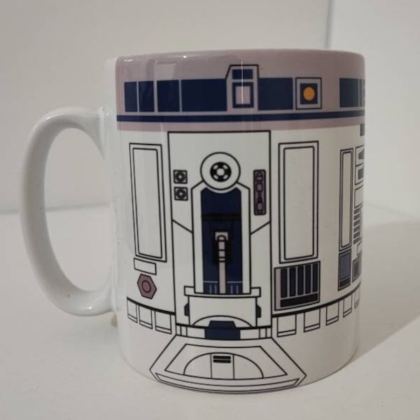 Star Wars R2D2 mug, Droid mug, R2-D2 mug, Full Wrap mug - 11oz Ceramic Coffee, Tea Mug