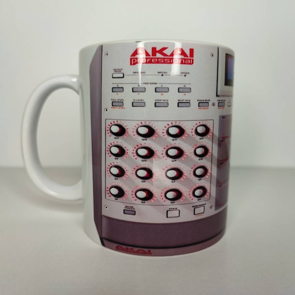 Akai MPC Renaissance mug, Music studio, producer synthesizer mug, hiphop DJ mug