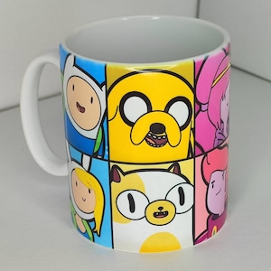Adventure time characters finn jack 11oz Ceramic Coffee, Tea Mug Boxed