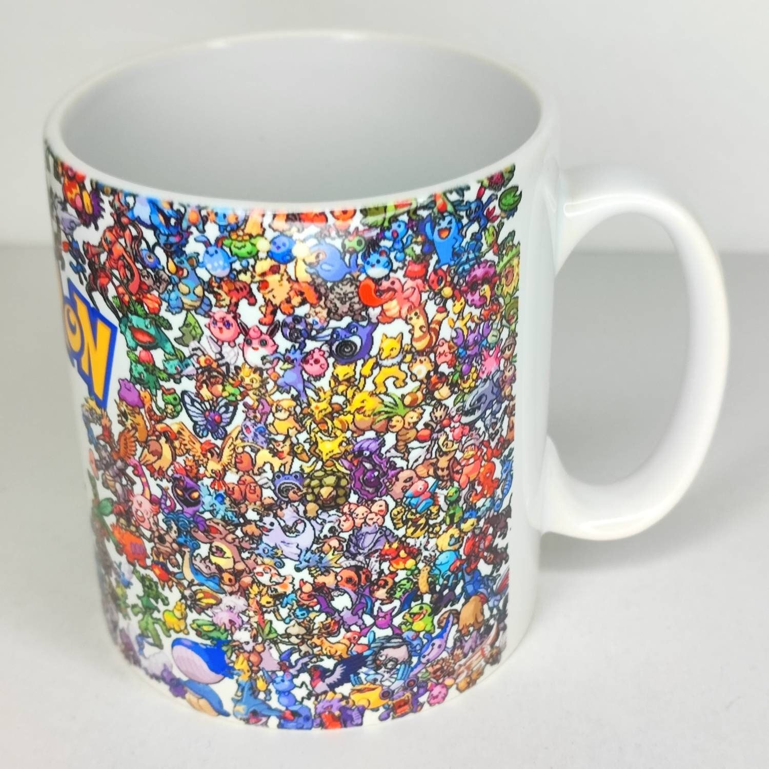 Pokemon Mug Cup With All Characters Pokemongo Character Etsy UK