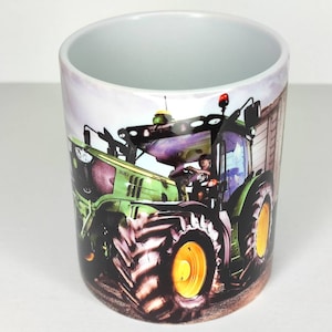 John Deere Traktor-Becher: 11 Unzen Keramikkaffeetasse