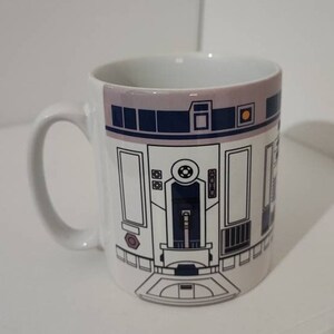 Star Wars R2D2 mug, Droid mug, R2-D2 mug, Full Wrap mug 11oz Ceramic Coffee, Tea Mug image 5