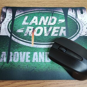 Land Rover Logo Above and Beyond Mousepad Mouse Mat Mouse Pad 5mm Thick ...