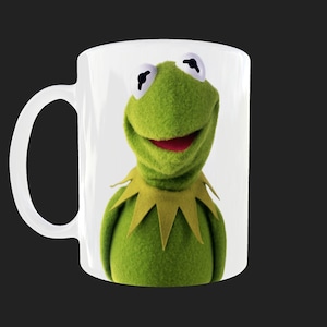 The muppet show mug Kermit the Frog mug, The Muppet Show ceramic mug gift gifts Xmas mug christmas gift Kermit mug muppets mug