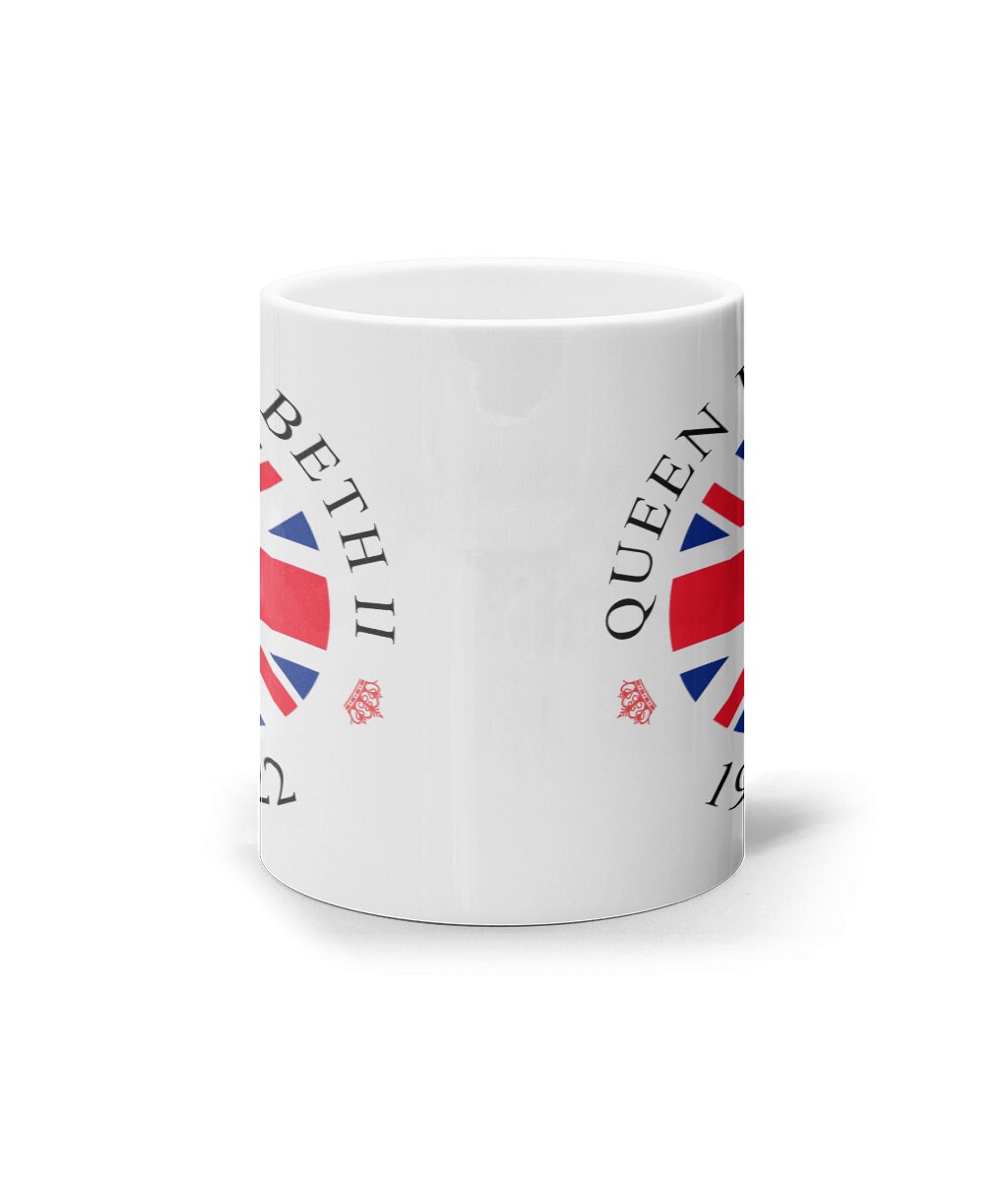エリザベス2世記念陶器マグカップ：ユニオンジャック旗の記念品 - Etsy