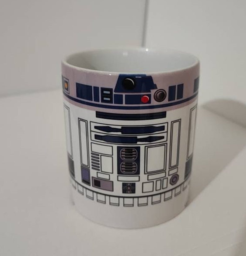 Star Wars R2D2 mug, Droid mug, R2-D2 mug, Full Wrap mug 11oz Ceramic Coffee, Tea Mug image 7