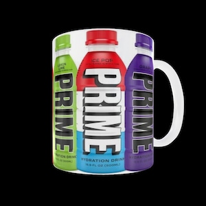 Prime Hydration Drink Mug: Funny Coffee Cup, Novelty Gift