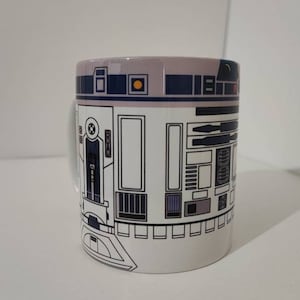 Star Wars R2D2 mug, Droid mug, R2-D2 mug, Full Wrap mug 11oz Ceramic Coffee, Tea Mug image 2