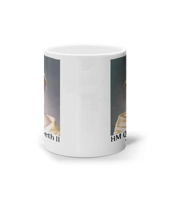 Queen Elizabeth II Commemorative Coffee Mug - 11 Oz White Ceramic Mug, Dishwasher & Microwave Safe - View #13