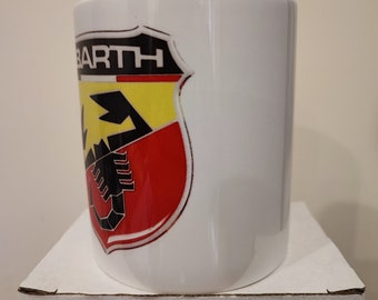 Abarth Mug: Fiat 500 Punto Ceramic Coffee Mug - Etsy
