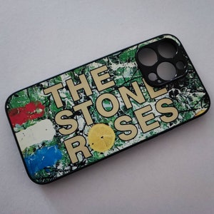 Copertina dell'album The Stone Roses Custodia in gomma per Apple iPhone 14 Pro Max. Custodia per iPhone con rose di pietra
