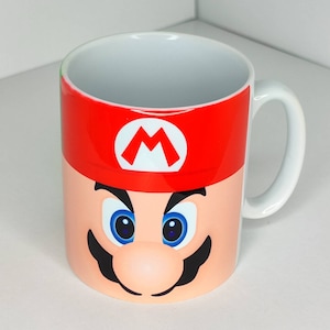 Mario and Luigi gaming gamers tea coffee mug Ideal gift 11oz mug.