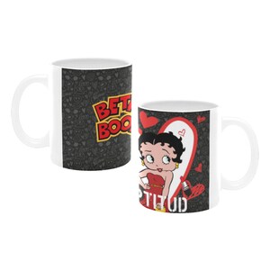 Betty Boop Tasse: Love Herz Design, Geschenk zum Geburtstag