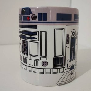 Star Wars R2D2 mug, Droid mug, R2-D2 mug, Full Wrap mug 11oz Ceramic Coffee, Tea Mug image 8