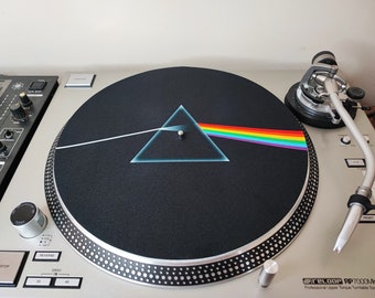 Pink Floyd dark side of the moon 12" slipmat For HiFi or DJ Turntable 12 Inch Technics slipmat pink Floyd slipmat