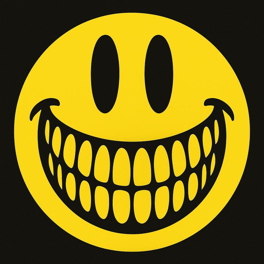 Acid House Smiley Face Slipmat: Rave Music Nostalgia - Etsy