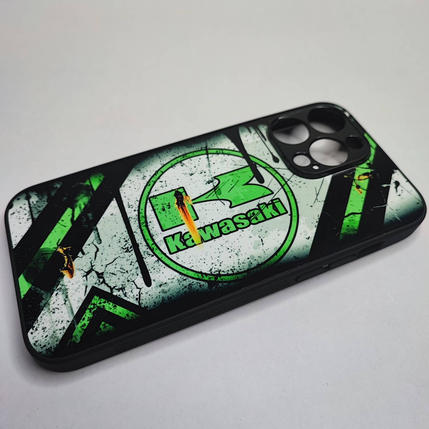 Kawasaki iPhone Case Moto GP Rubber iPhone 14 Pro Max Case