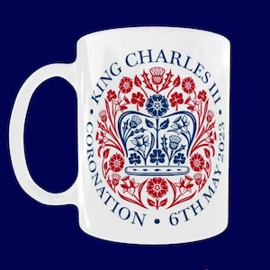 King Charles III coronation mug 6th may 2023 mug king Charles Crown mug 2023 Ceramic Mug new king God save the king mug Royal coronation mug