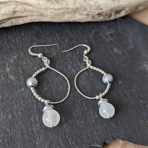 Geology inspired crystal earrings
