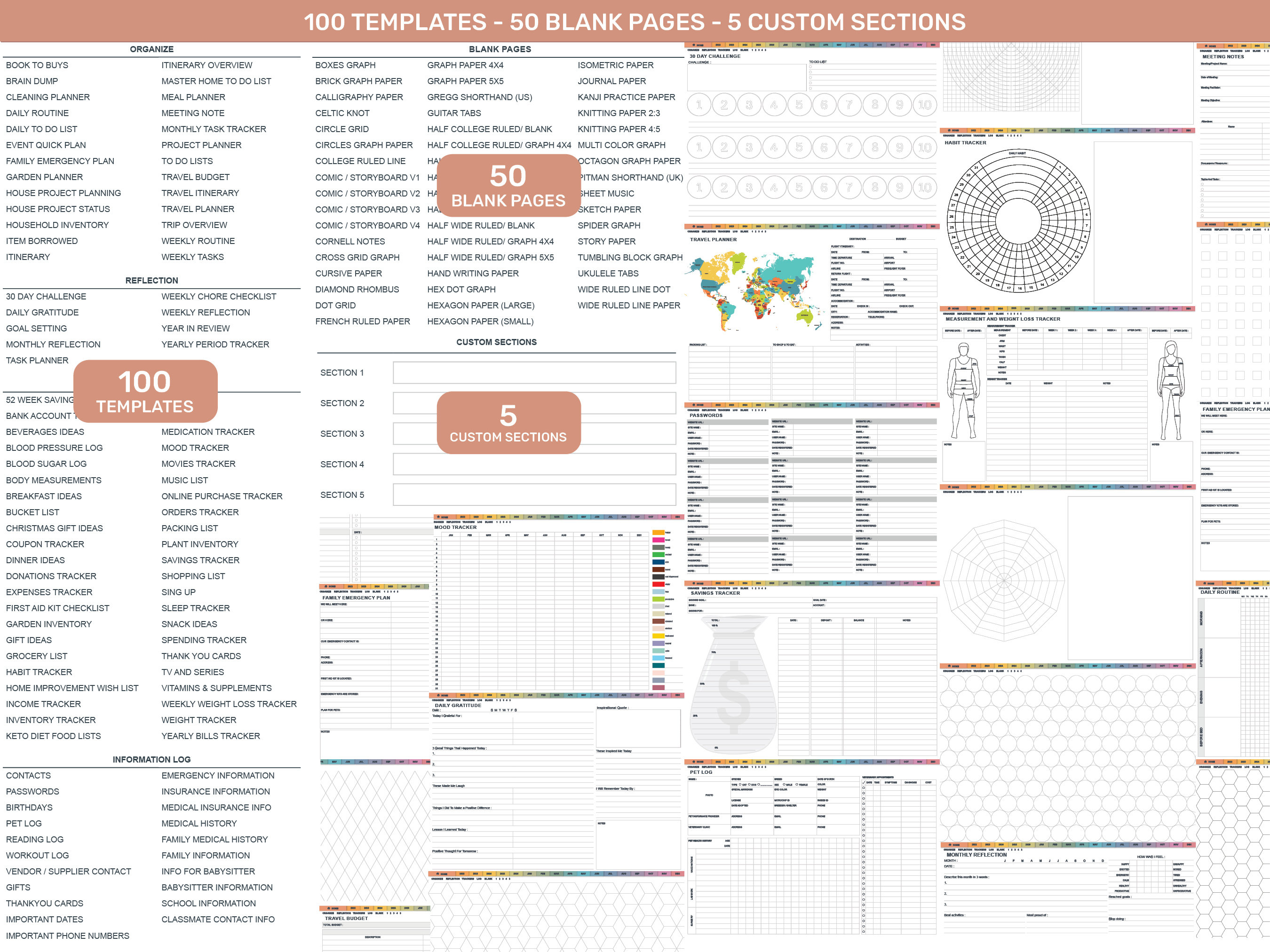 Digital Planner Goodnotes Ipad Planner Digital Journal - Etsy