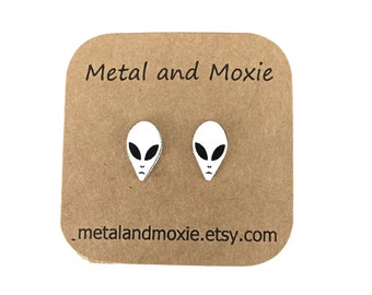 Alien Head Embroidered Sew On Patch X Files Greys Roswell UFO I Want To Believe