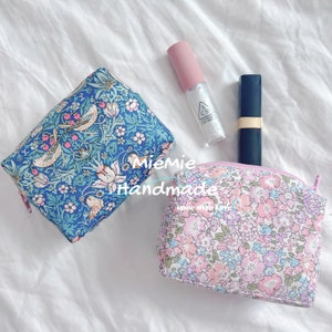 Authentic Liberty fabrics makeup pouch, Liberty bag, gift for her, makeup bag, Thanksgiving, Christmas, winter gift