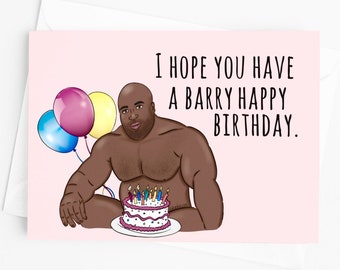 Barry Woods Birthday Card - Etsy