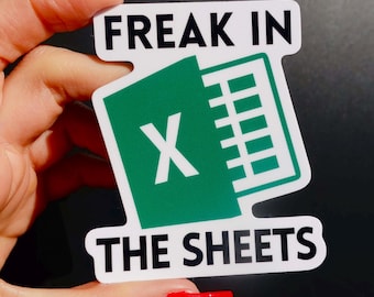 Sticker Freak In The Sheets - Sticker de bureau rigolo