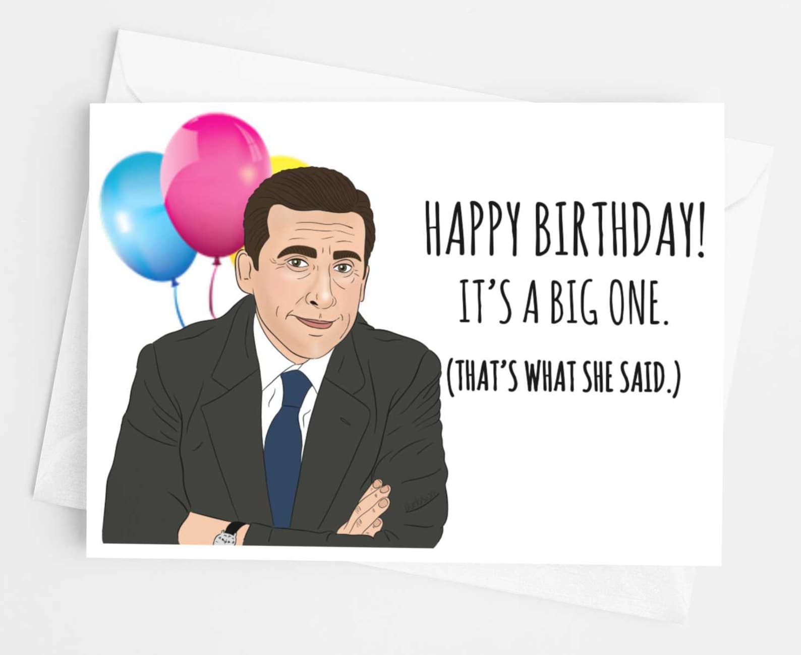 Michael Scott Birthday Card | Etsy