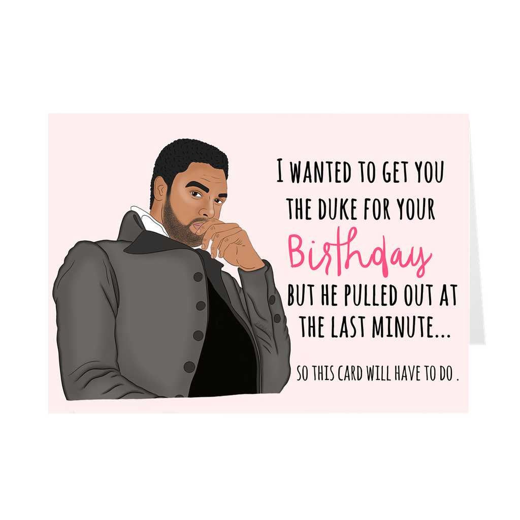 Bridgerton Birthday Card - Etsy