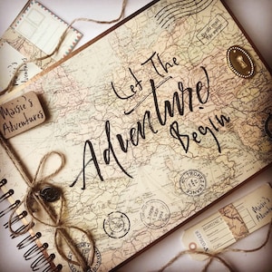 Personalized Adventure Book, Customized Travel Memory Book, Our