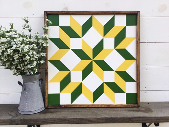 Barn Quilt 2 X 2 Barn Quilt Wood Barn Quilt Outdoor Sign Etsy