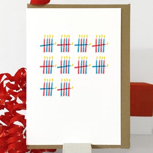 Carte d'anniversaire 50 ans | Carte d'anniversaire bougie | Carte d'anniversaire drôle | Carte d'anniversaire masculine | Carte d'anniversaire pour lui | Carte d'anniversaire non sexiste