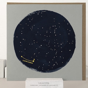 carte d’anniversaire Capricorne | | d’anniversaire Zodiac Horoscope du Capricorne | Constellation du Capricorne | constellation du zodiaque | Zodiaque Capricorne | Carte